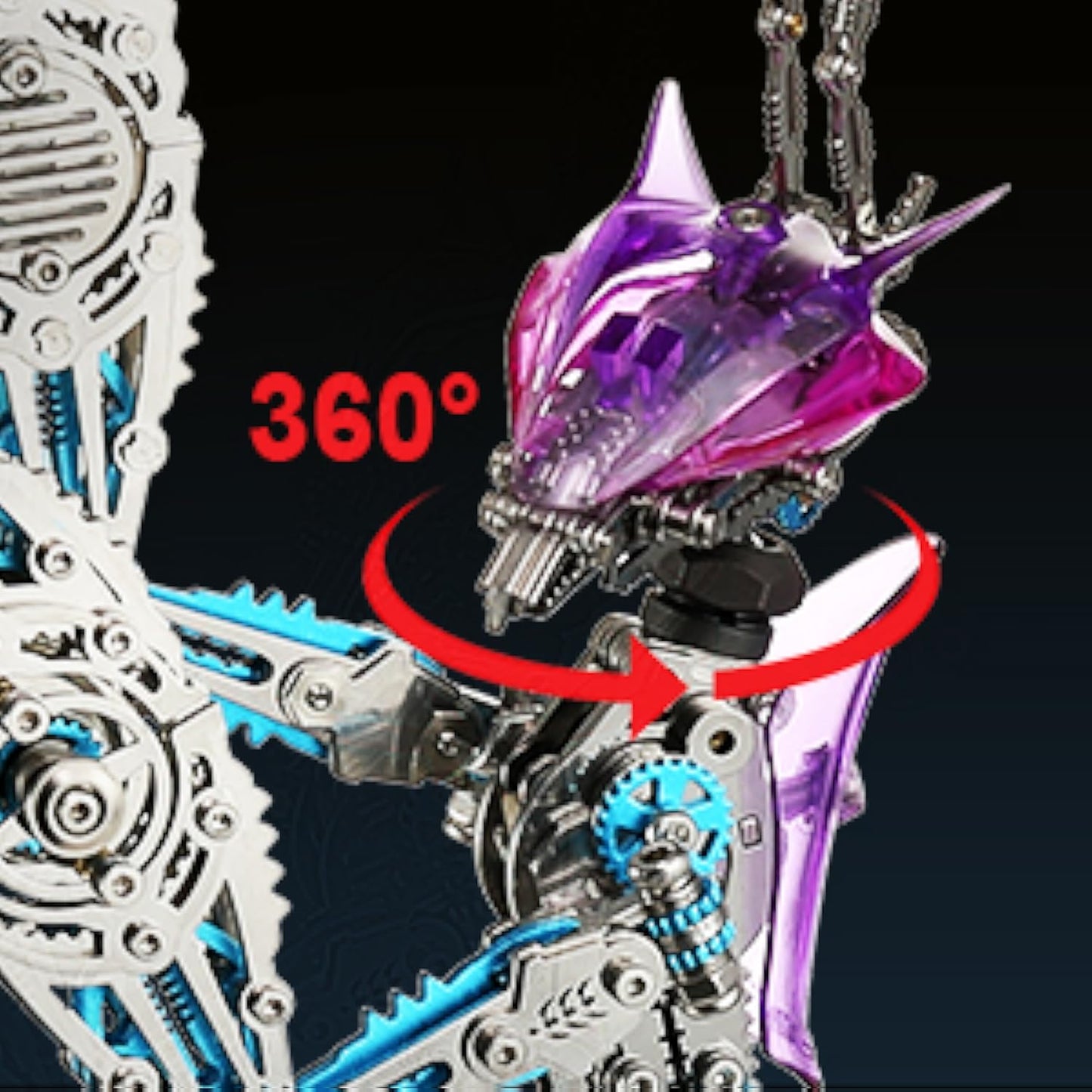 3D Mechanical Mantis Metal Puzzle - 1109 Pieces DIY Model for Adults