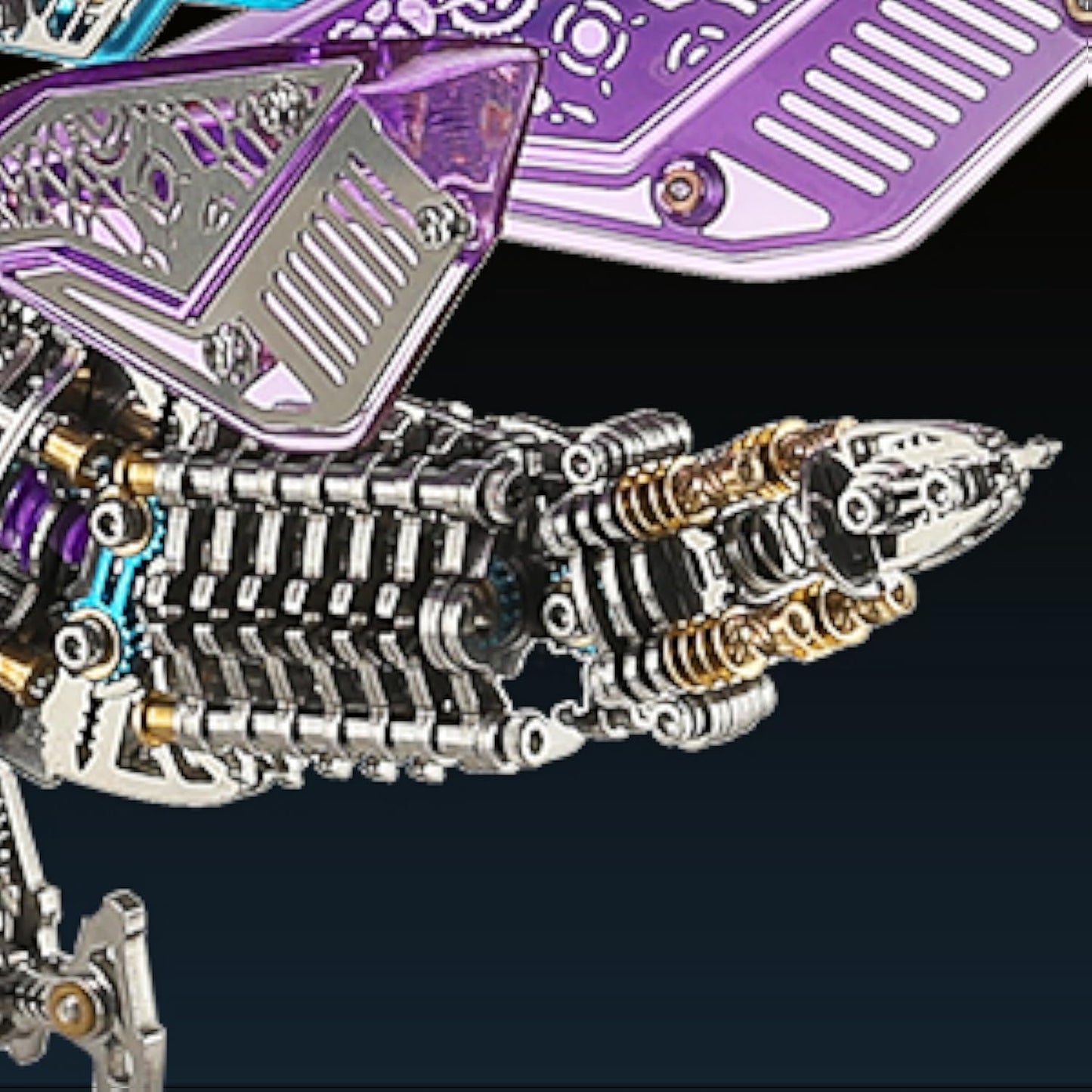 3D Mechanical Mantis Metal Puzzle - 1109 Pieces DIY Model for Adults