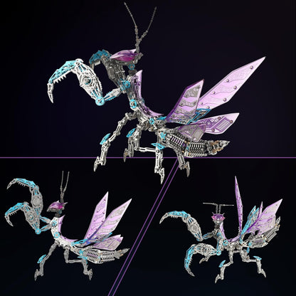 3D Mechanical Mantis Metal Puzzle - 1109 Pieces DIY Model for Adults