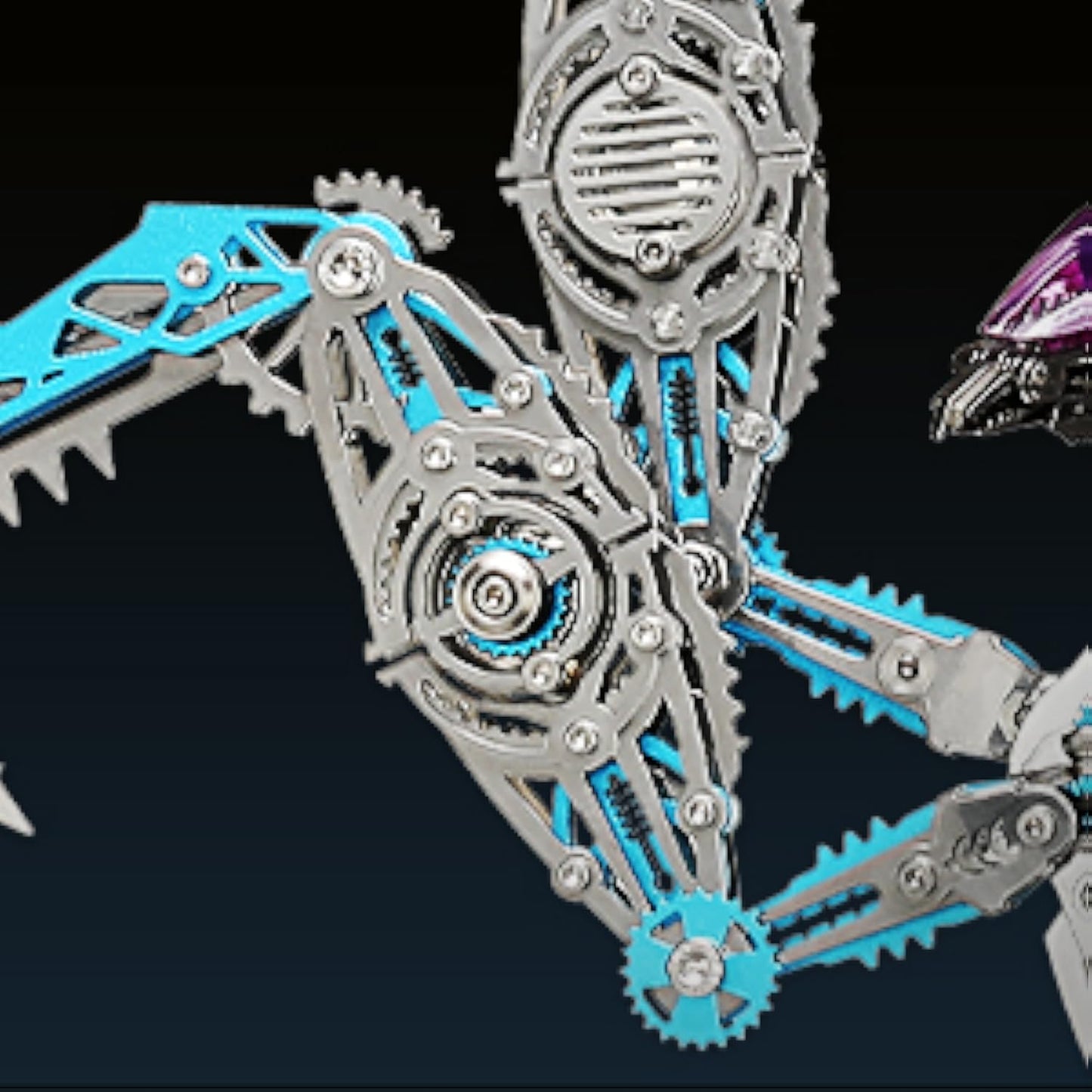 3D Mechanical Mantis Metal Puzzle - 1109 Pieces DIY Model for Adults