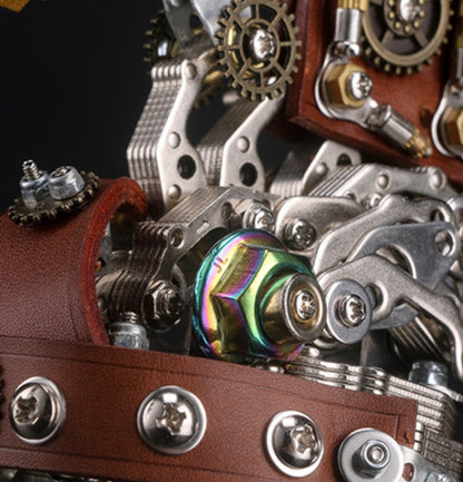 Steampunk Lantern Fish Metal Puzzle Kit